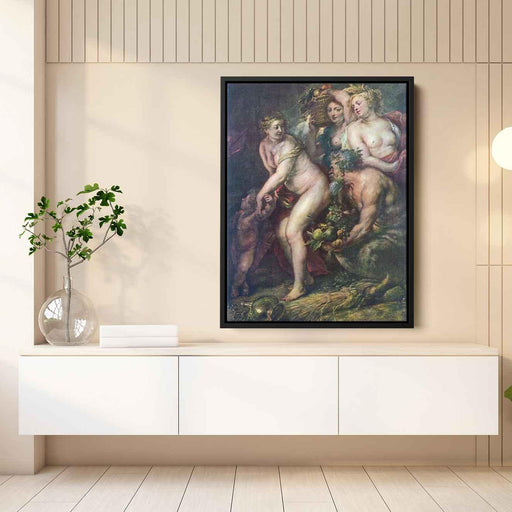 Sine Cerere et Baccho friget Venus (1613) by Peter Paul Rubens - Canvas Artwork