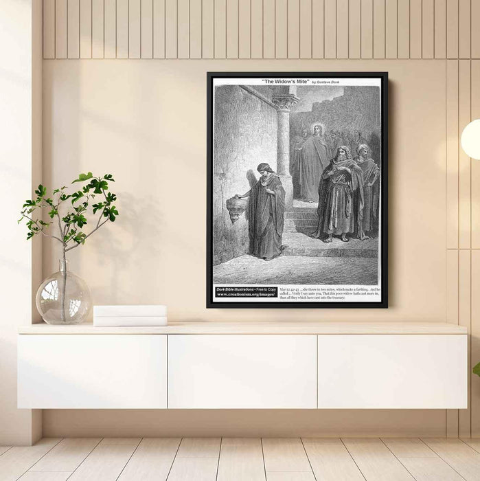 The Widow by Gustave Dore - Canvas Artwork