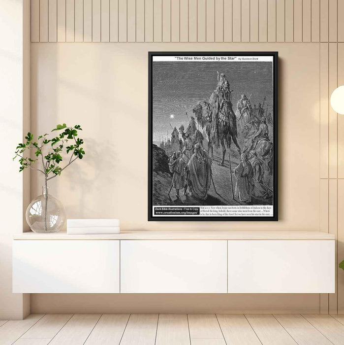 The Wise Men Guided By The Star by Gustave Dore - Canvas Artwork