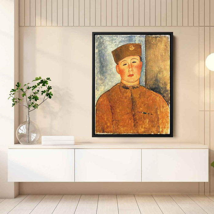 The Zouave (1918) by Amedeo Modigliani - Canvas Artwork