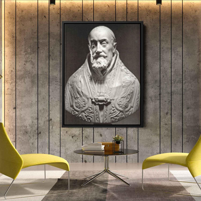 Bust of Pope Gregory XV (1621) by Gian Lorenzo Bernini - Canvas Artwork