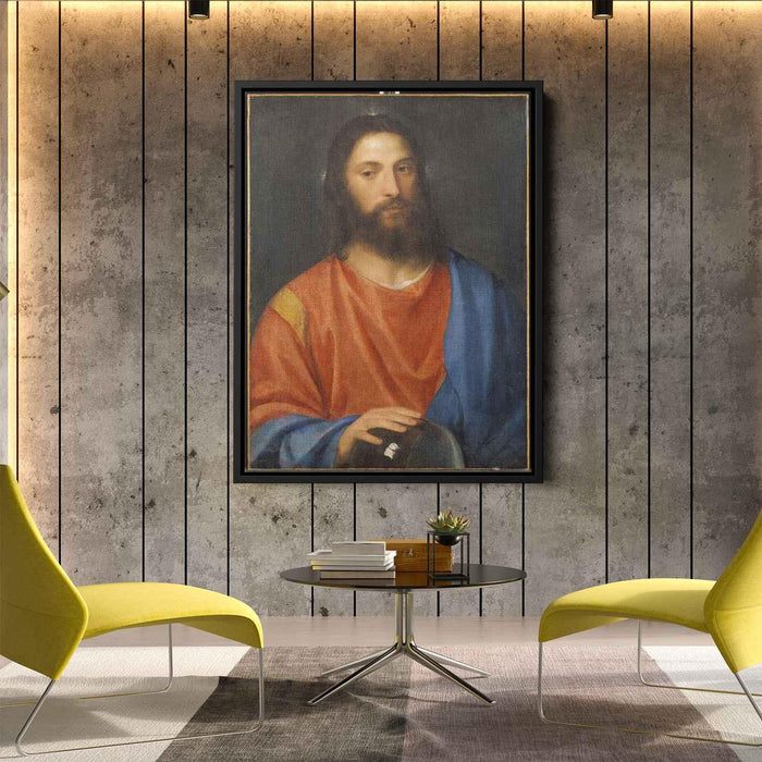 Christ with Globe (1530) by Titian - Canvas Artwork