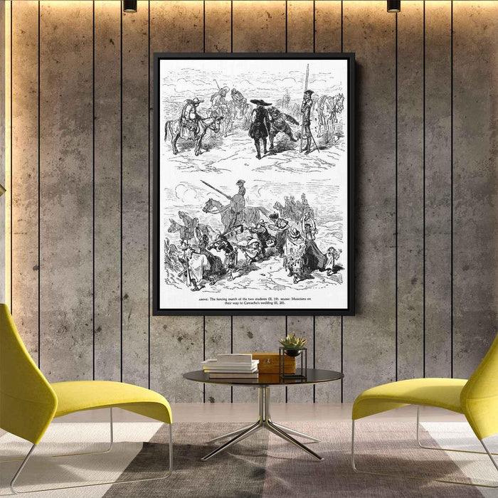 Don Quixote by Gustave Dore - Canvas Artwork