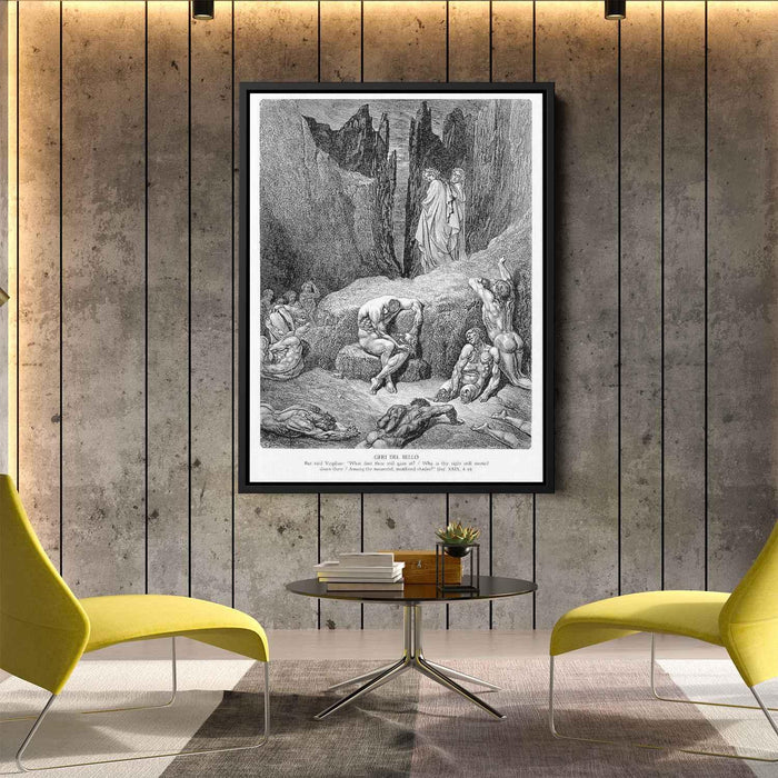 Geri Del Bello by Gustave Dore - Canvas Artwork