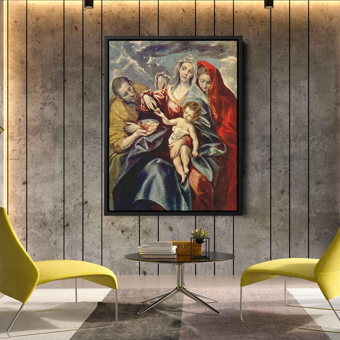 Holy Family (1592) by El Greco - Canvas Artwork