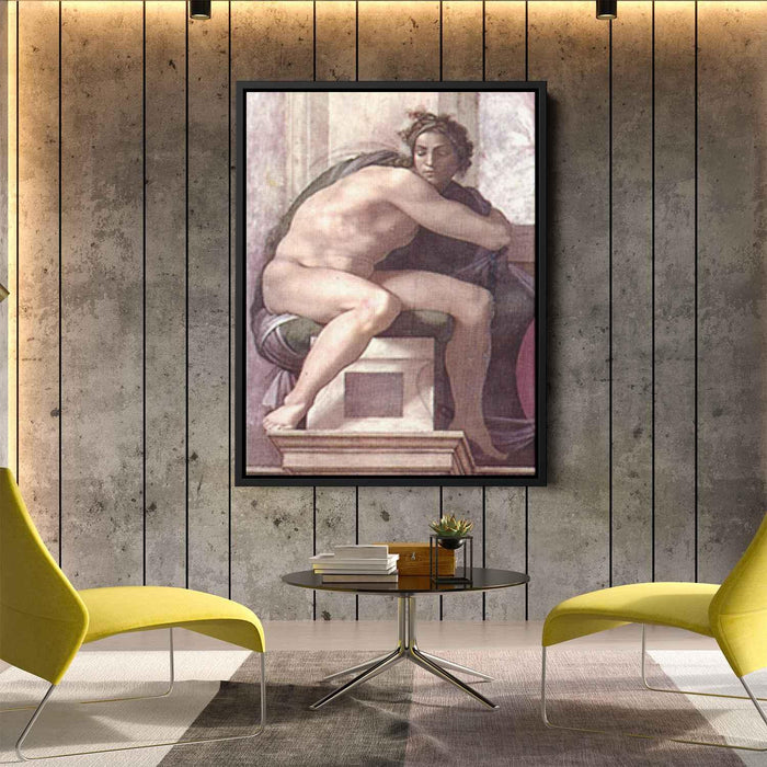 Ignudo (1509) by Michelangelo - Canvas Artwork