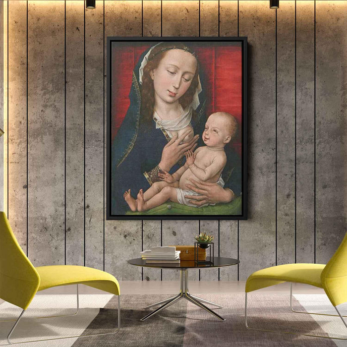Madonna and Child (1460) by Rogier van der Weyden - Canvas Artwork
