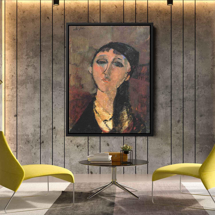 Portrait of a Young Girl (Louise) (1915) by Amedeo Modigliani - Canvas Artwork