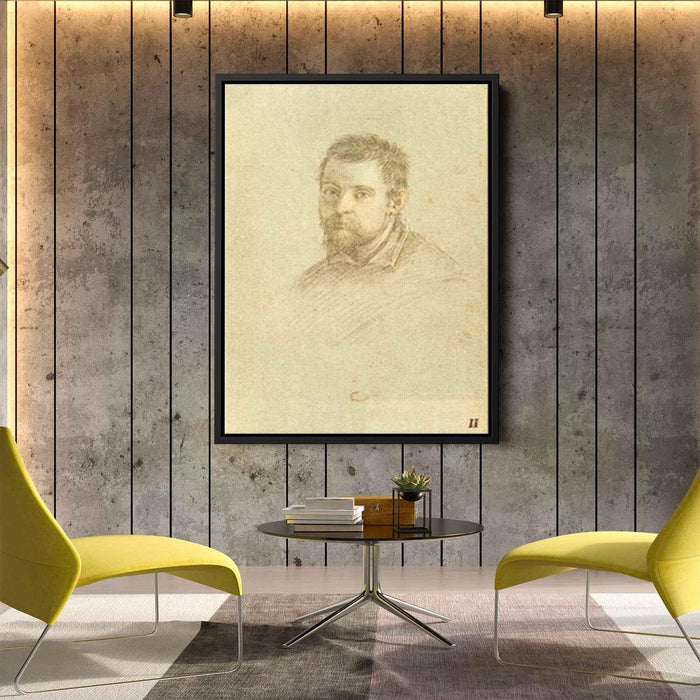 Portrait of Annibale Carracci by Annibale Carracci - Canvas Artwork