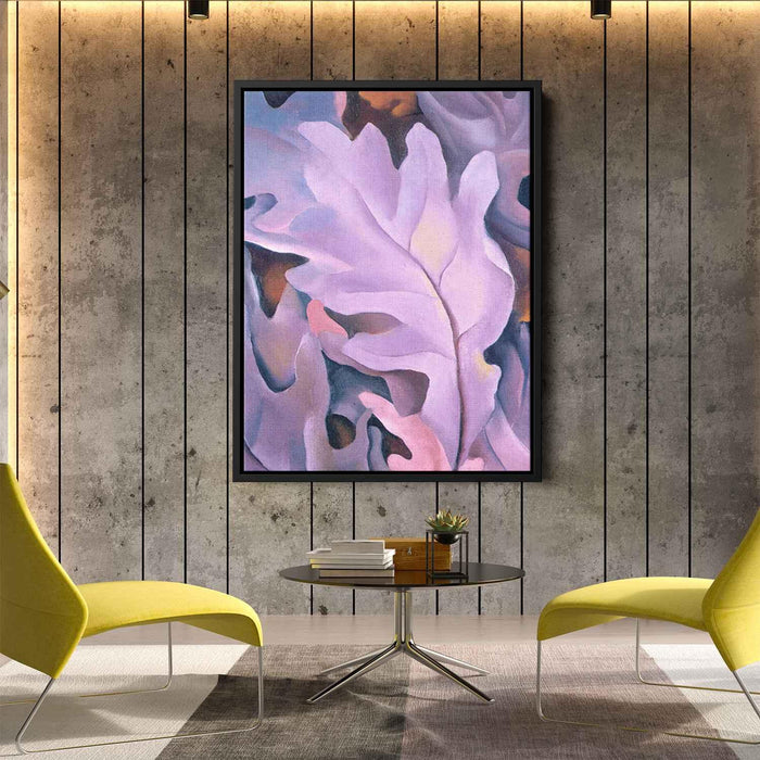 Purple Leaves (1922) by Georgia O'Keeffe - Canvas Artwork