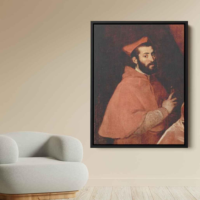 Alessandro Farnese (1546) by Titian - Canvas Artwork