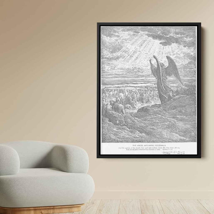 An Angel Appears to the Israelites by Gustave Dore - Canvas Artwork