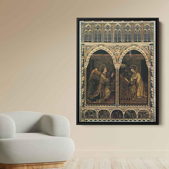 Annunciation (1444) by Jacopo Bellini - Canvas Artwork