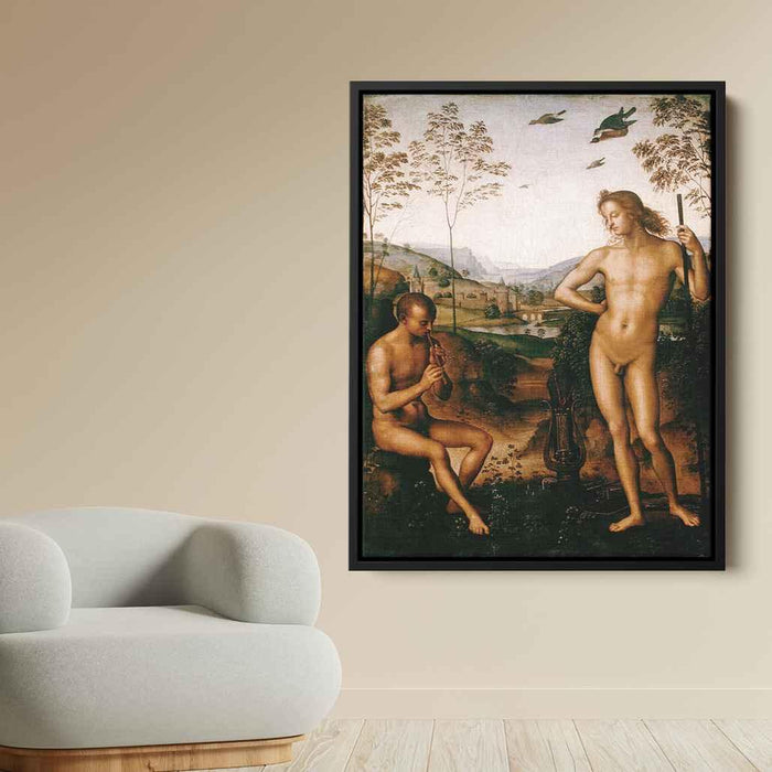 Apollo and Marsyas (1495) by Pietro Perugino - Canvas Artwork