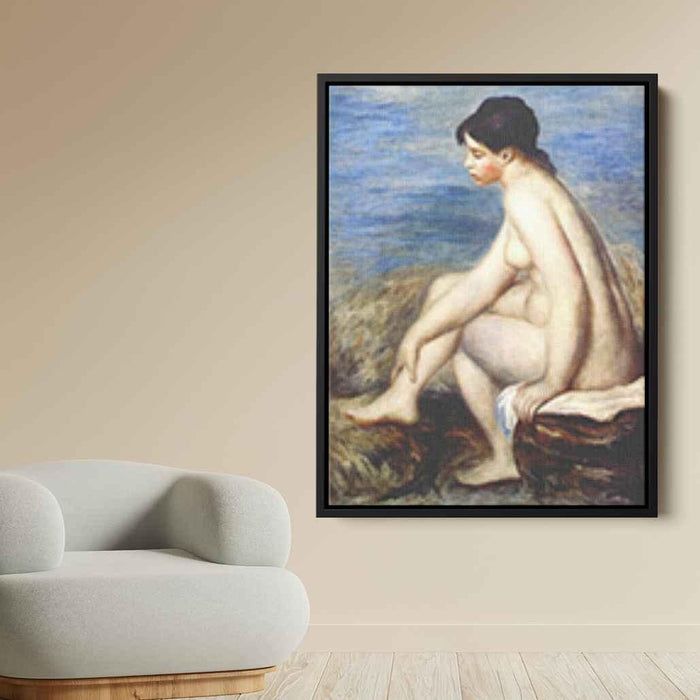 Bather (1893) by Pierre-Auguste Renoir - Canvas Artwork