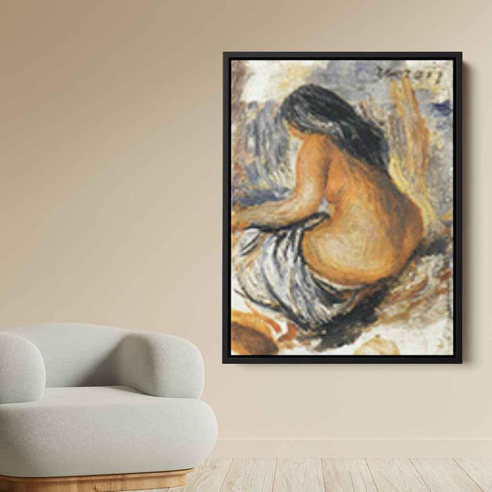 Bather from the Back by Pierre-Auguste Renoir - Canvas Artwork