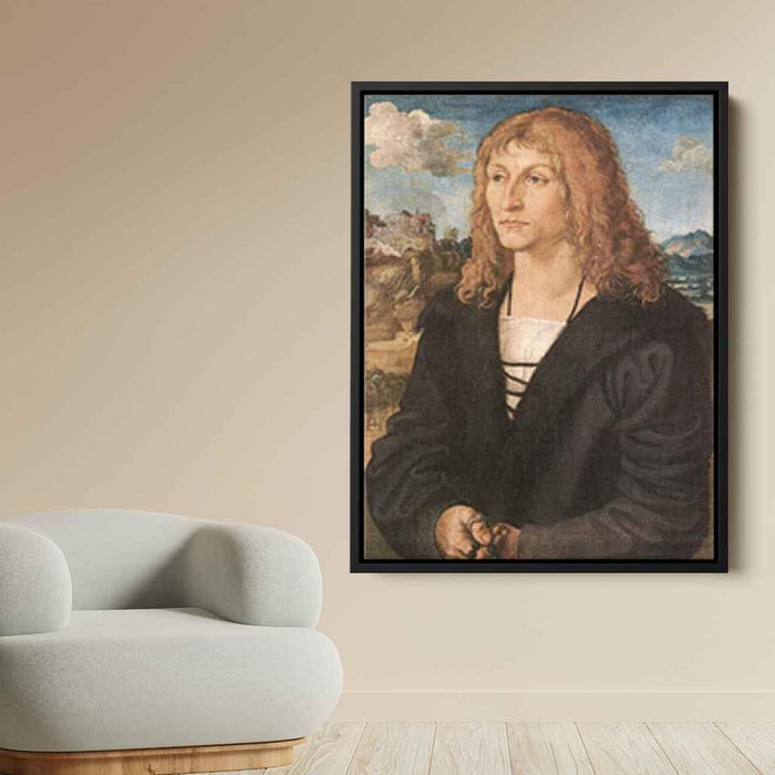 Beardless young man (1500) by Lucas Cranach the Elder - Canvas Artwork