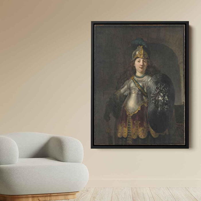 Bellona (1633) by Rembrandt - Canvas Artwork