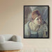 Bent figure of a woman by Vasily Perov - Canvas Artwork