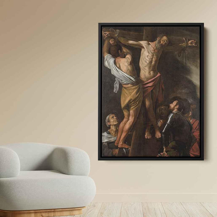 Crucifixion of Saint Andrew (1607) by Caravaggio - Canvas Artwork