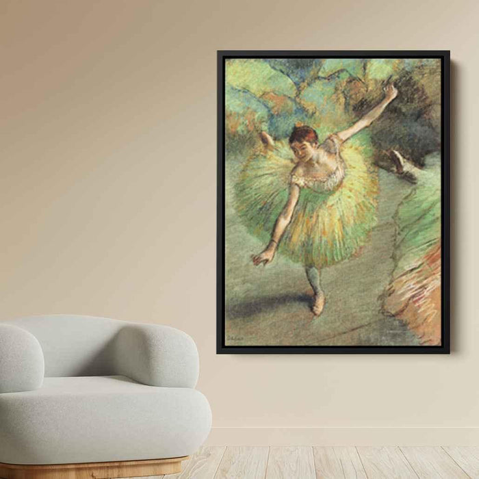 Dancer Tilting (1883) by Edgar Degas - Canvas Artwork