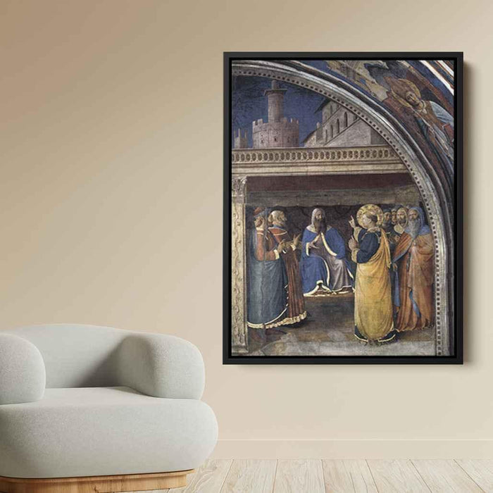 Dispute before Sanhedrin (1449) by Fra Angelico - Canvas Artwork