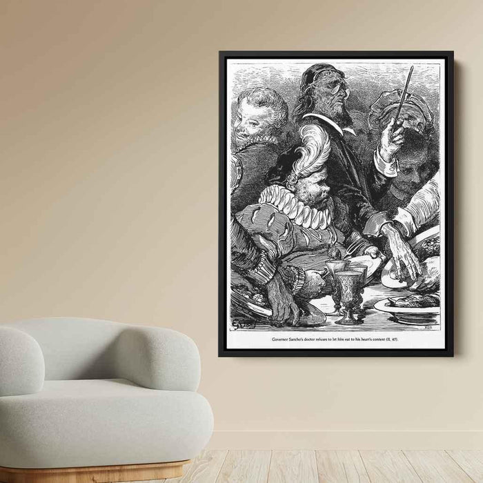 Don Quixote by Gustave Dore - Canvas Artwork