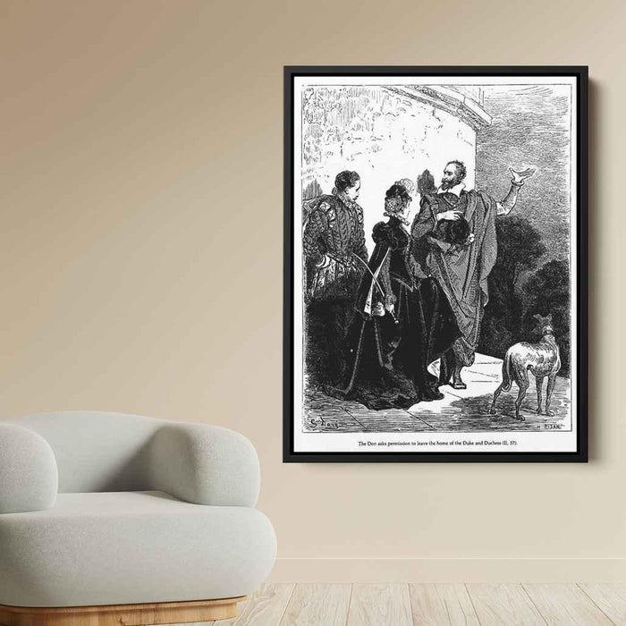 Don Quixote by Gustave Dore - Canvas Artwork