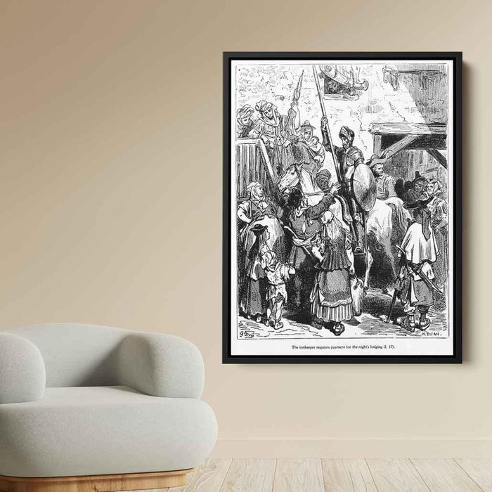 Don Quixote by Gustave Dore - Canvas Artwork