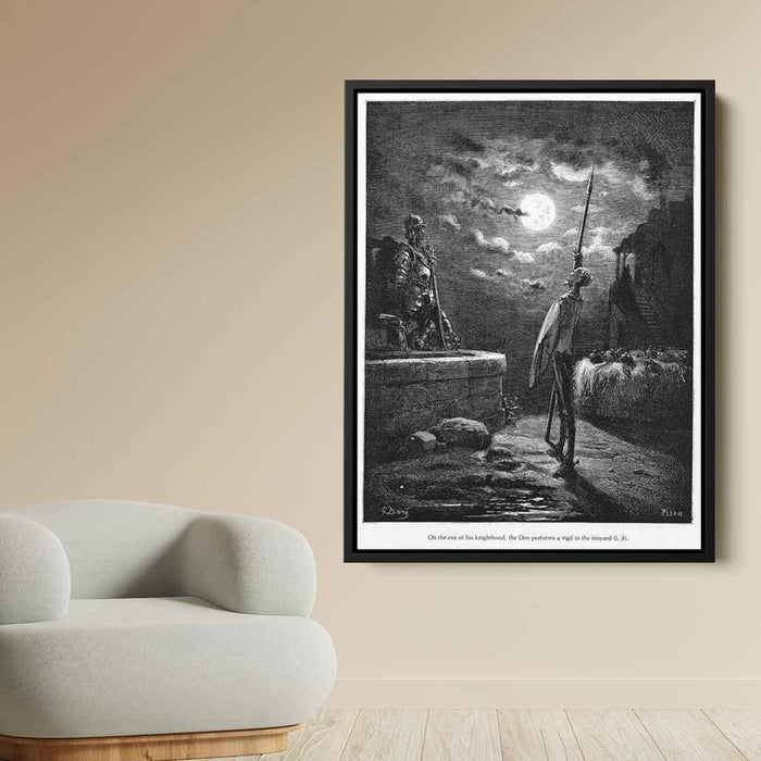 Don Quixote by Gustave Dore - Canvas Artwork