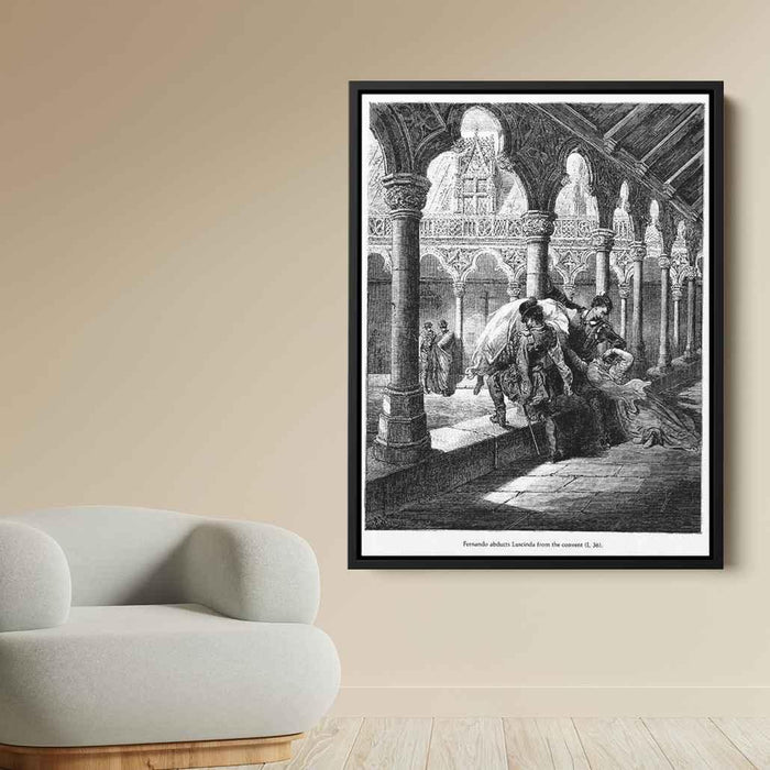 Don Quixote by Gustave Dore - Canvas Artwork