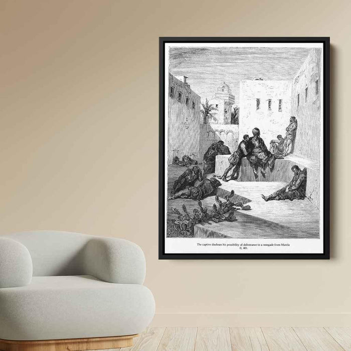 Don Quixote by Gustave Dore - Canvas Artwork