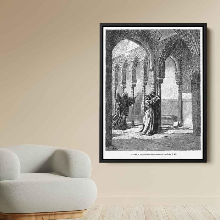 Don Quixote by Gustave Dore - Canvas Artwork