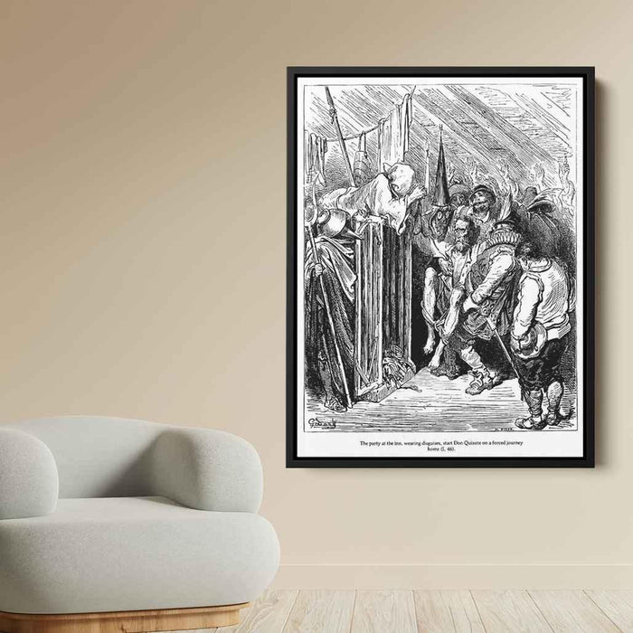 Don Quixote by Gustave Dore - Canvas Artwork