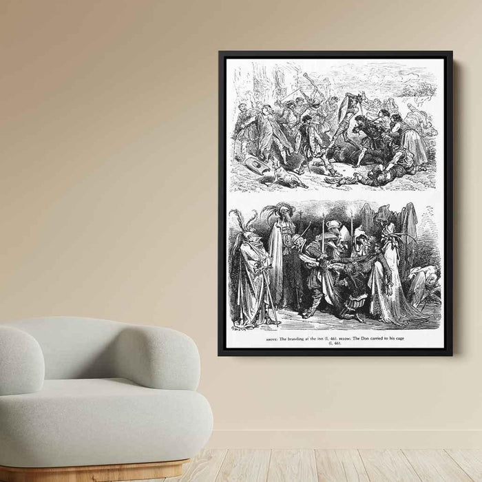 Don Quixote by Gustave Dore - Canvas Artwork