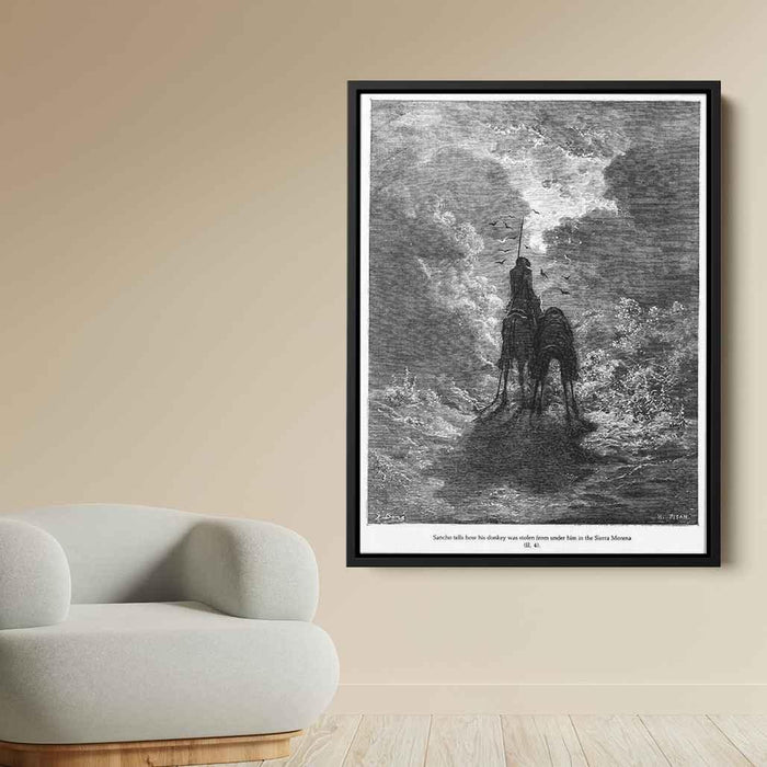 Don Quixote by Gustave Dore - Canvas Artwork