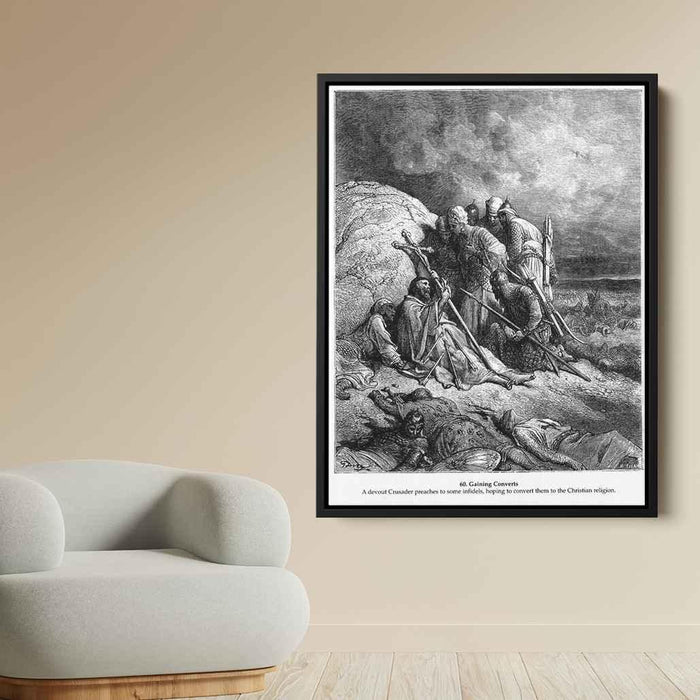 Gaining Converts by Gustave Dore - Canvas Artwork