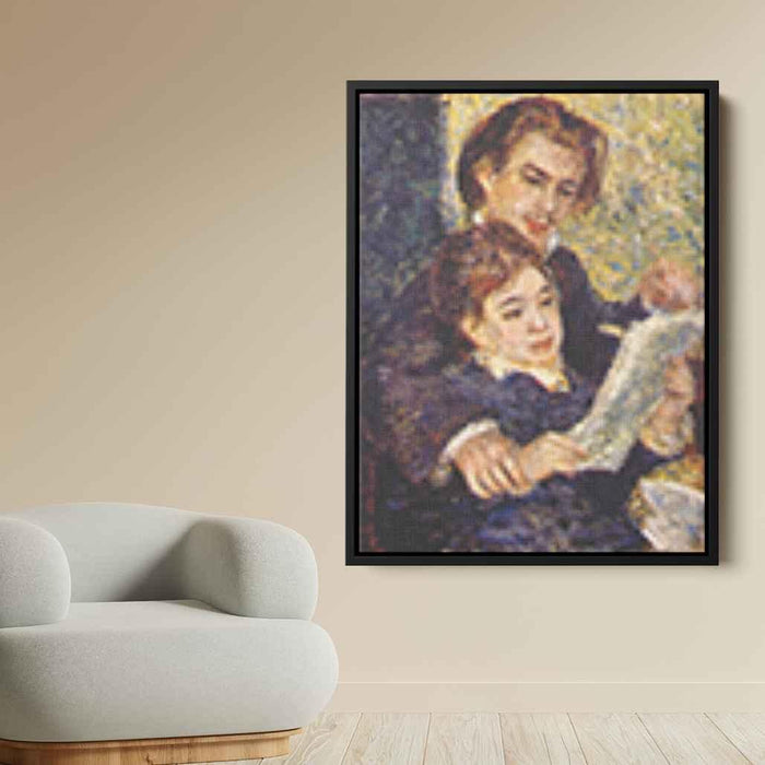 Georges riviere and margot (1876) by Pierre-Auguste Renoir - Canvas Artwork