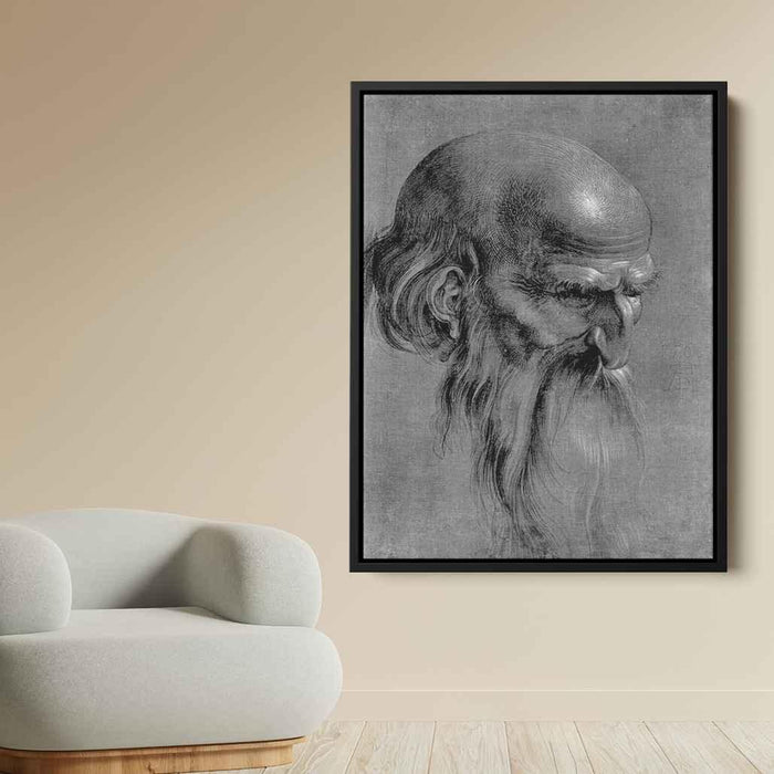 Head of an apostle (1508) by Albrecht Durer - Canvas Artwork