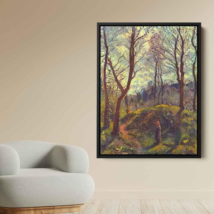 Landscape with Big Trees by Camille Pissarro - Canvas Artwork