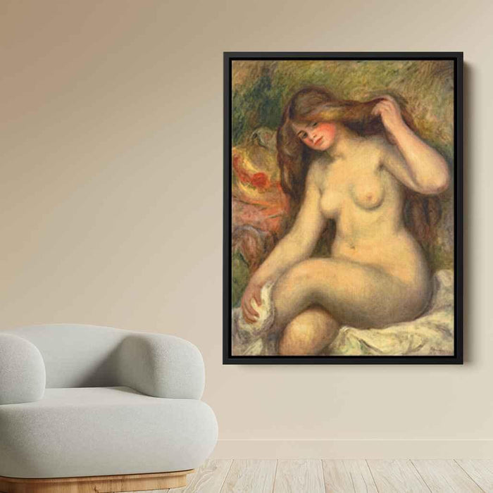 Large Bather with Crossed Legs (1904) by Pierre-Auguste Renoir - Canvas Artwork