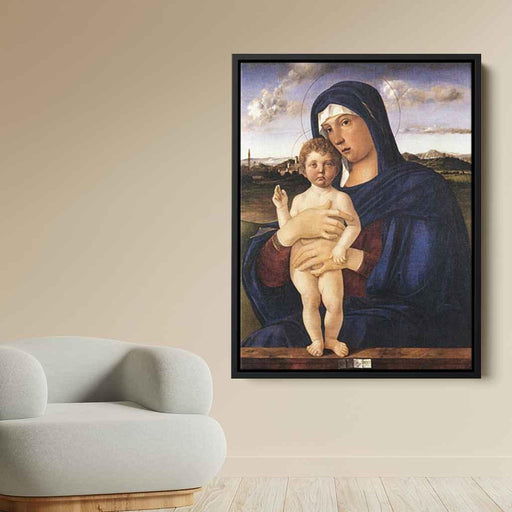 Madonna with Blessing Child (1480) by Giovanni Bellini - Canvas Artwork