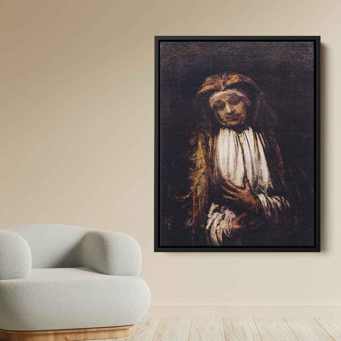 Mater Dolorosa (1660) by Rembrandt - Canvas Artwork