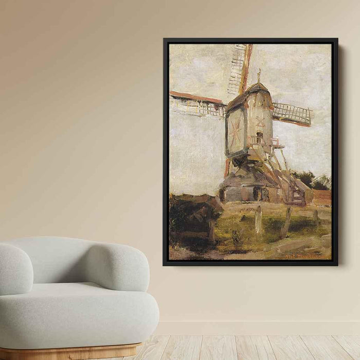 Mill of Heeswijk Sun (1904) by Piet Mondrian - Canvas Artwork