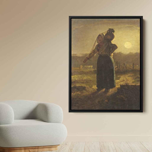 Norman Milkmaid by Jean-Francois Millet - Canvas Artwork