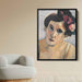 Woman's Head, Flowers in Her Hair by Henri Matisse - Canvas Artwork