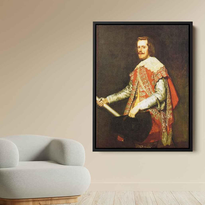 Philip IV, King of Spain by Diego Velazquez - Canvas Artwork