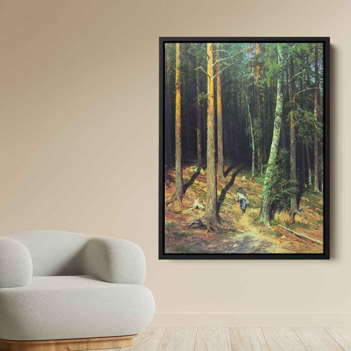 Pine forest (1878) by Ivan Shishkin - Canvas Artwork