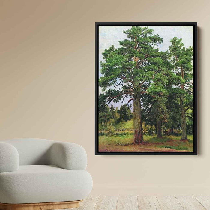 Pine without the sun. Mary-Howe (1890) by Ivan Shishkin - Canvas Artwork