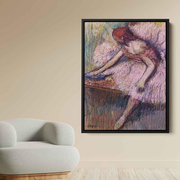 Pink Dancer (1896) by Edgar Degas - Canvas Artwork